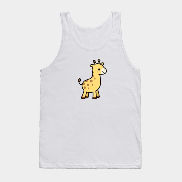 Giraffe Tank Top by littlemandyart